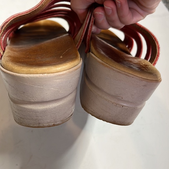 Dansko Strappy Slide Slip On Leather Mule Clogs - Picture 6 of 6